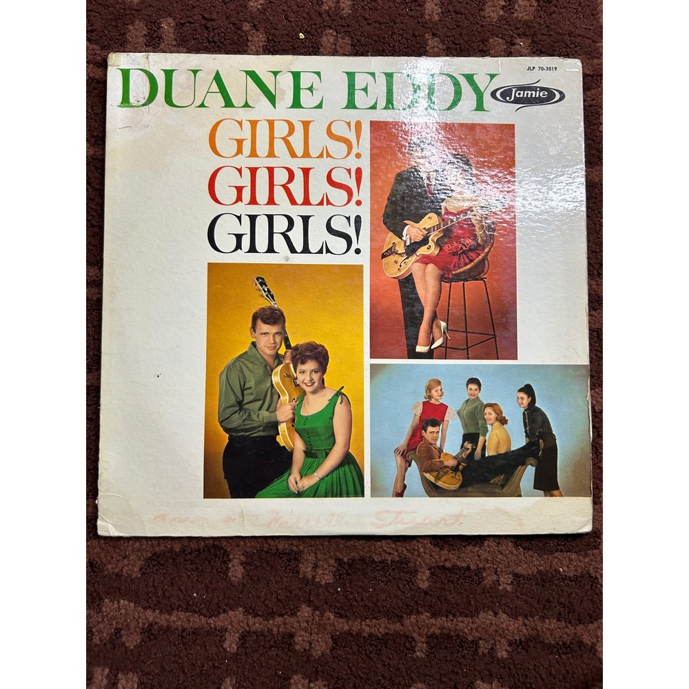 Duane Eddy Girls Girls Girls 1963 Jamie Records LP Vinyl Record JLP 70-3019‎
